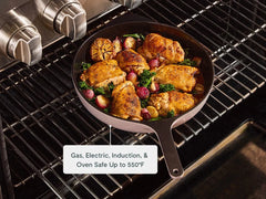 Enameled Cast Iron Skillet Trio