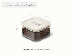 Small Glass Airtight Container Duo